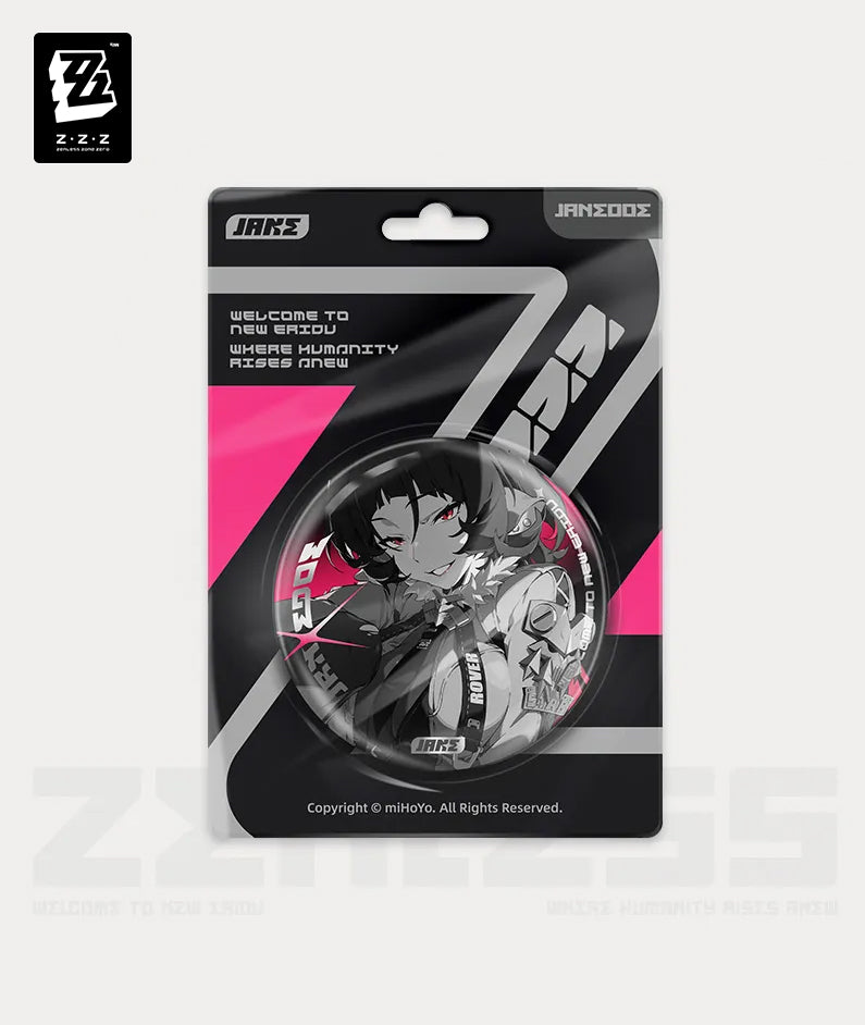 [Official Merchandise] Zenless Zone Zero Unknown Faction Jane Doe & Soldier O Anby Mindscape Cinema Art Badge