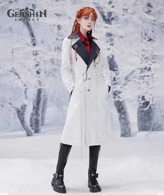 [Official Merch] Genshin Impact Frost and Flame Series Fatui Harbingers Trench Coat