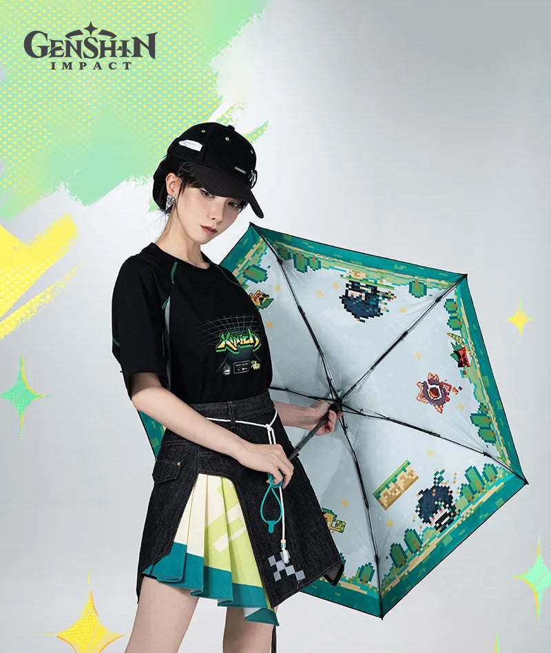 [Official Merchandise] Genshin Impact Flames and Mountains Kinich Impression Sun Umbrella