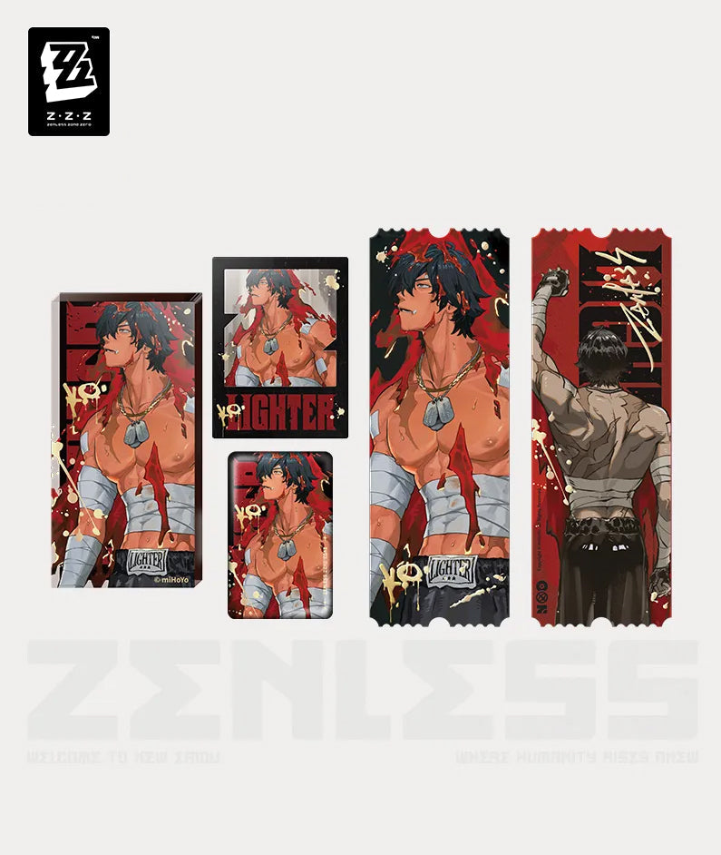 [Official Merchandise] Zenless Zone Zero Lighter Agent Story Badge / Acrylic Stand / Ticket Set