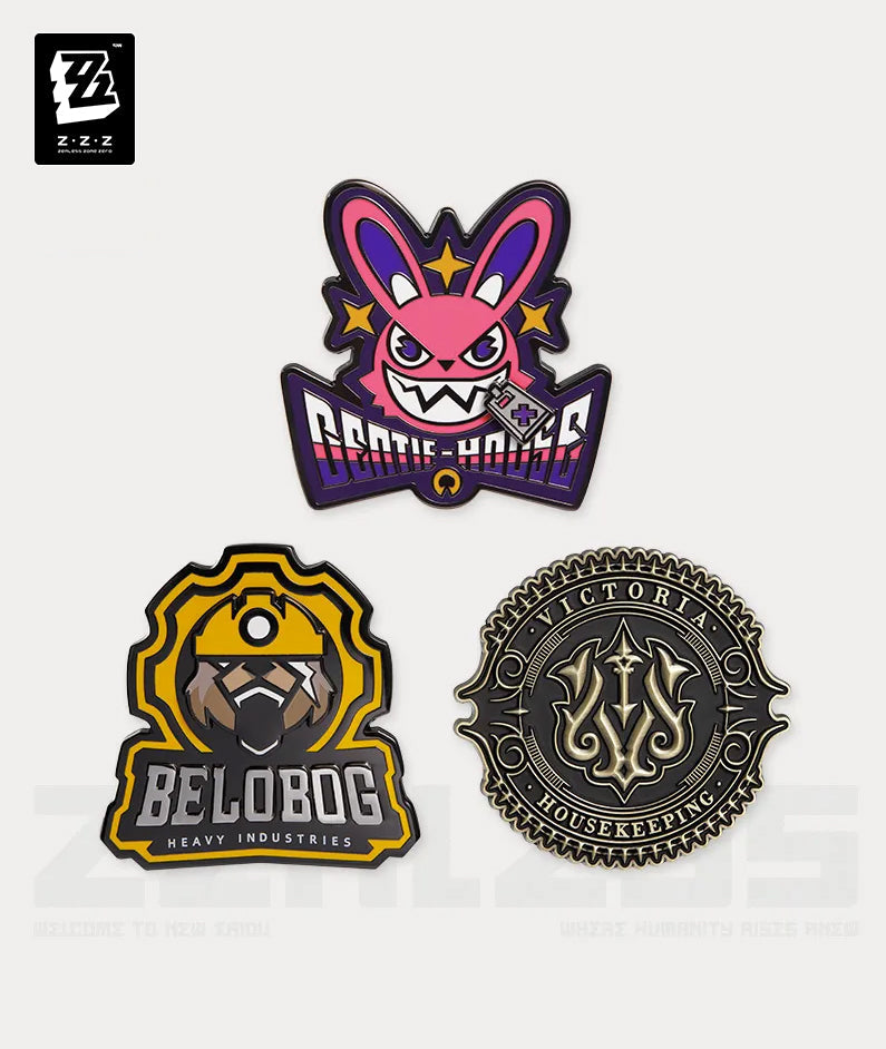[Official Merchandise] Zenless Zone Zero Faction Series Metal Badge Vol. 1