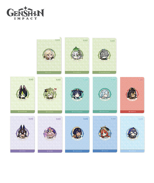 [Official Merchandise] Sumeru Chibi Character Expression Sticker Memo Notepad