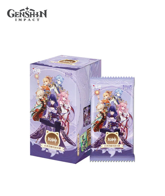 [Official Merch] Genshin Impact Genius Invokation TCG Cards Booster Pack Vol. 3