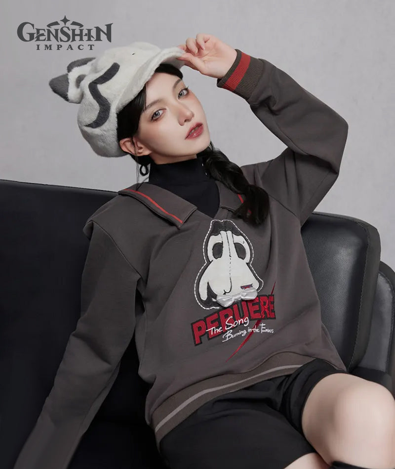 [Official Merch] Genshin Arlecchino Impression Series Plush Bunny Beret