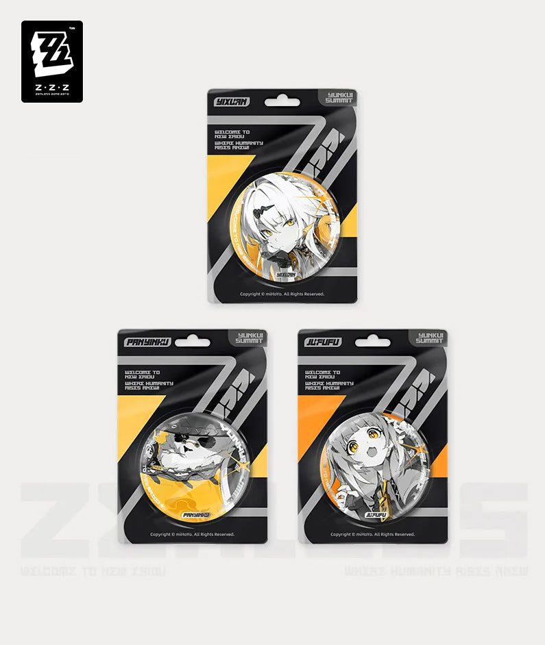 [Official Merchandise] Zenless Zone Zero Mindscape Cinema Art Yunkui Summit Characters Reflective Badge