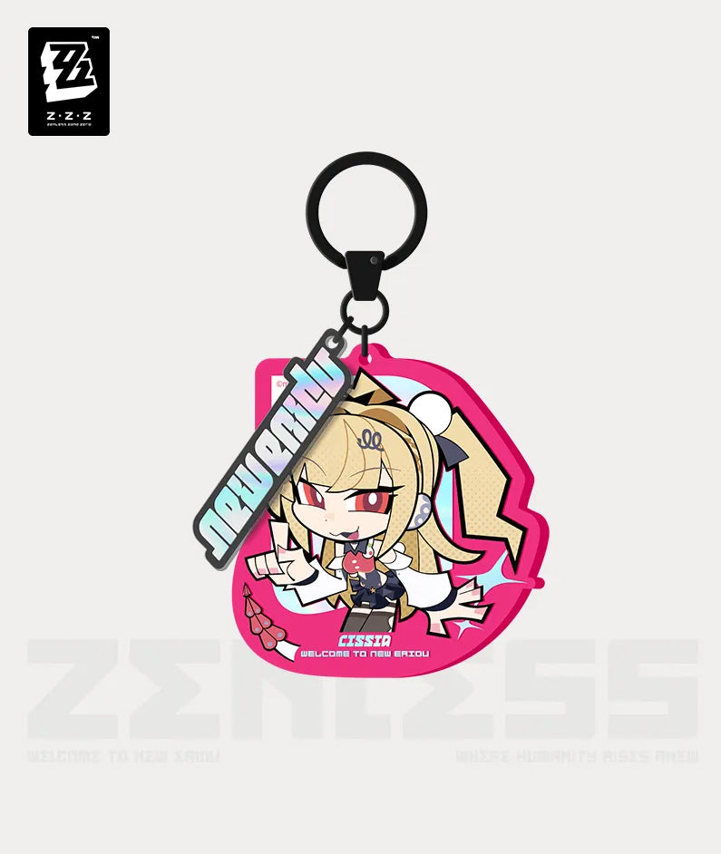 [Official Merch] Zenless Zone Zero Ridu Series Metropolitan Order Division Chibi Keychain