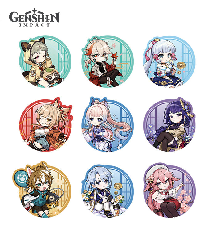 Genshin Impact Picnic Theme Series: Chibi Character Mouse Pad