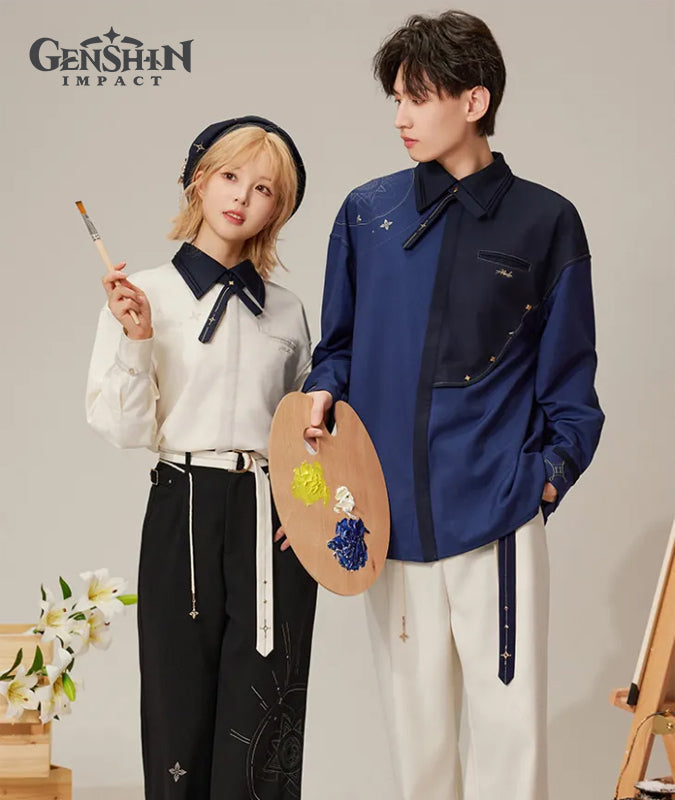 [Official Merchandise] Genshin Impact Albedo Theme Impression Clothing Casual Shirt