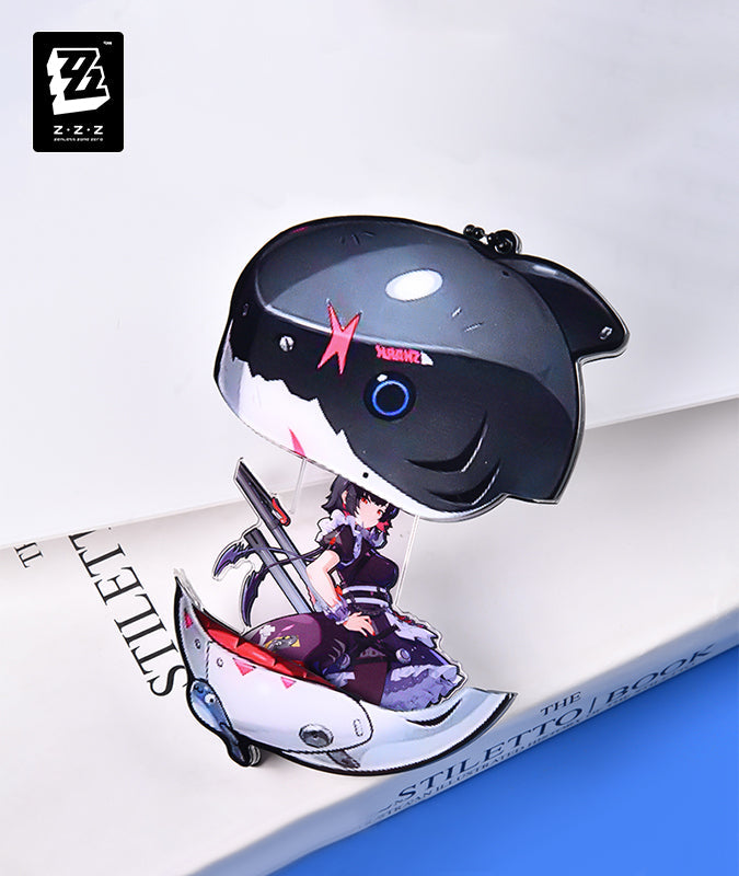 Zenless Zone Zero Shark Girl Ellen Joe Keychain Creative Acrylic Charm