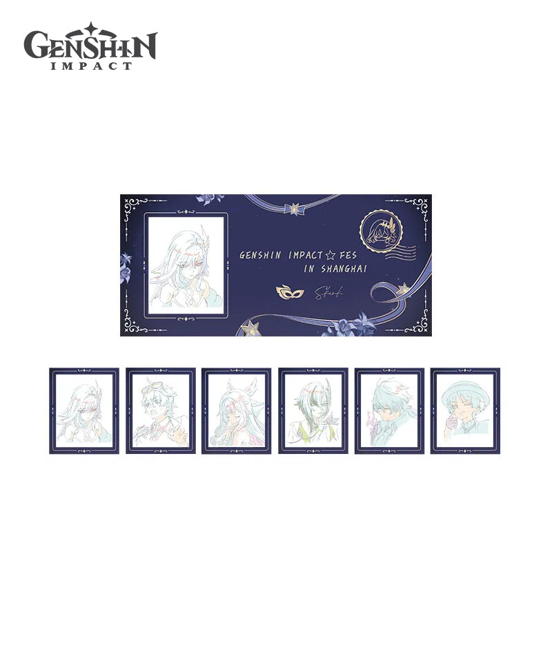[Official Merch] Genshin Impact FES 2026 Gathering Original Art Film Ticket Stub Set