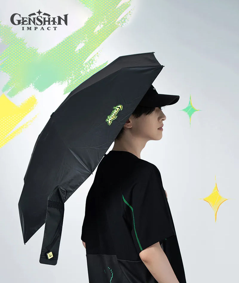 [Official Merchandise] Genshin Impact Flames and Mountains Kinich Impression Sun Umbrella