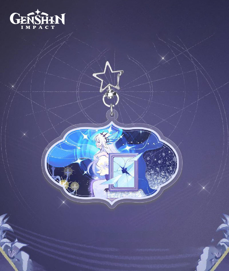 Genshin Impact FES 2026 × Alipay Glitter Acrylic Keychain