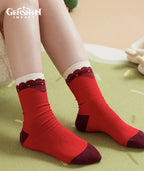 [Official Merchandise] Klee Impression Mid Calf Socks 3 Pairs