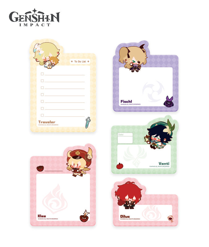 [Official Merchandise] Chibi Character Sticky Notes Notepad