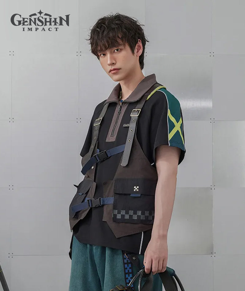 [Official Merchandise] Kinich Theme Impression Clothing Short-Sleeve Polo Shirt