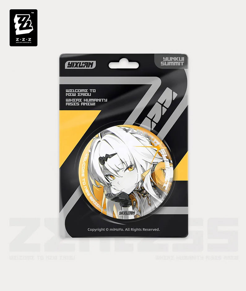 [Official Merchandise] Zenless Zone Zero Mindscape Cinema Art Yunkui Summit Characters Reflective Badge
