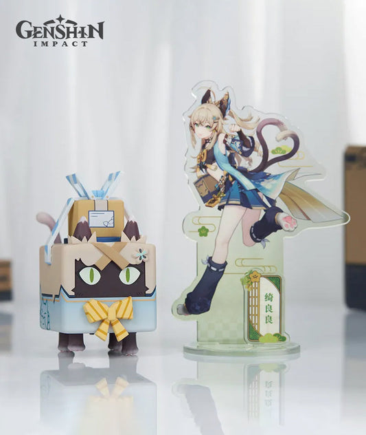 [Official Merchandise] Genshin Impact Kirara Cat Urgent Neko Parcel Moving Toy