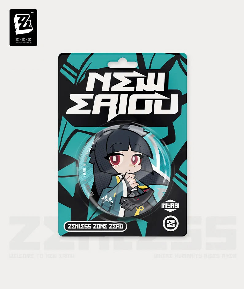 [Official Merchandise] Zenless Zone Zero New Eridu Series Section 6 Chibi Tinplate Badges
