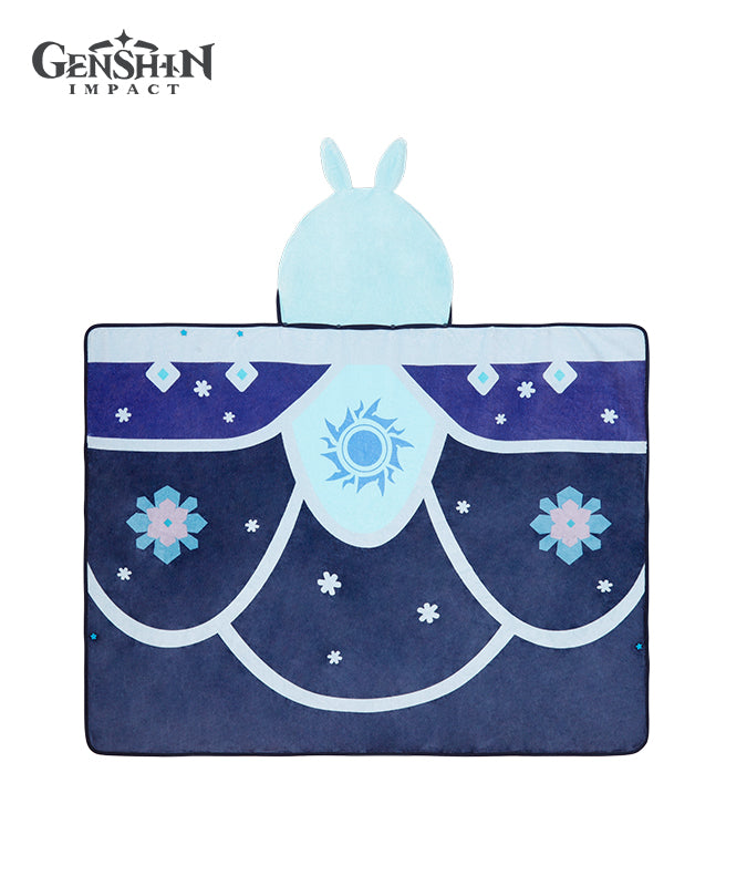 [Official Merchandise] Cryo Abyss Mage Hooded Plush Blanket