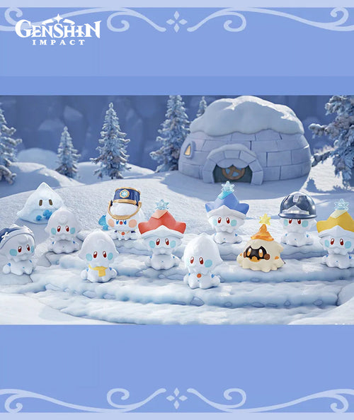 Genshin Impact Snezhnaya Jack Frost Chibi Figure Blind Box