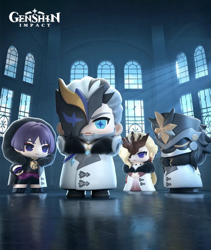 [Official Merch] Genshin Impact Fatui Harbingers Chibi Blind Box Figures