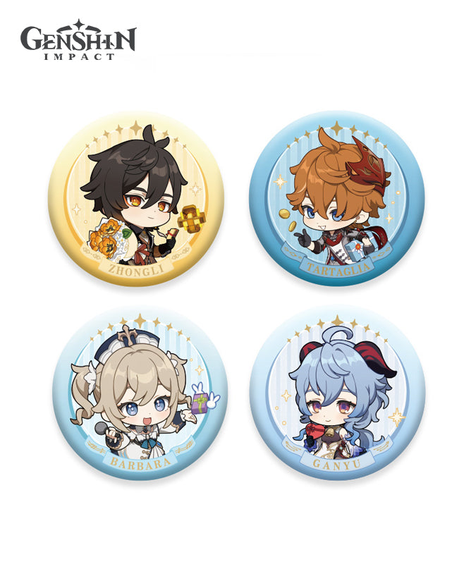 [Official Merchandise] Genshin Impact Destined Courtesy Series: Pillow, Badge & Hangable Stand