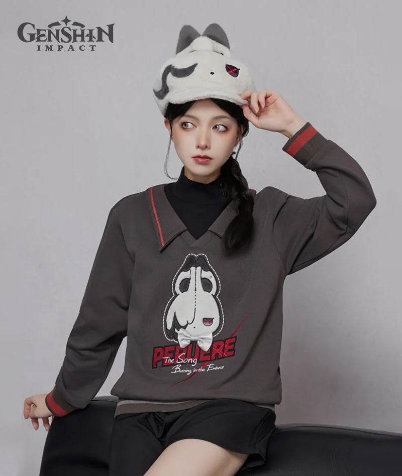 [Official Merch] Genshin Arlecchino Impression Series Plush Bunny Beret