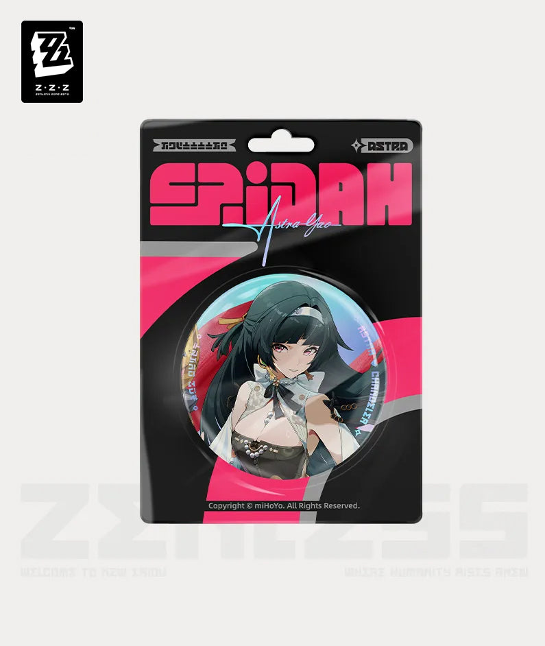 [Official Merchandise] Zenless Zone Zero New Eridu Fashion Tinplate Badge Astra Yao / Ellen / Nicole