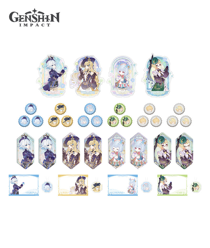 [Official Merchandise] Genshin Impact Fragrant Fantasy Merch: Badges, Stands, Photo Cards
