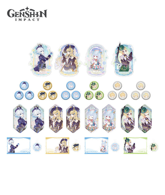 [Official Merchandise] Genshin Impact Fragrant Fantasy Merch: Badges, Stands, Photo Cards