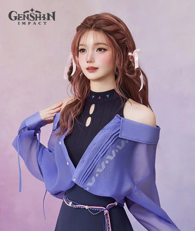 [Official Merch] Genshin Impact Citlali Impression Shirt & Knit Set