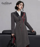 [Official Merch] Genshin Arlecchino Impression Series Long Casual Coat