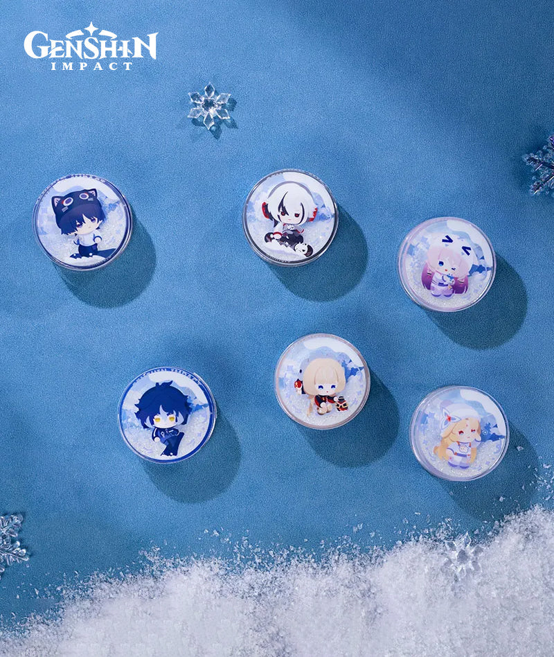 Genshin Impact Aurora Party Glitter Phone Stand