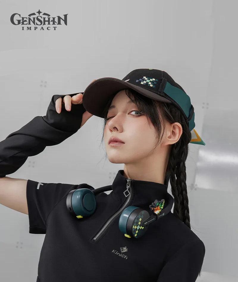 [Official Merchandise] Genshin Impact Kinich Theme Impression Denim Baseball Cap with Ribbons