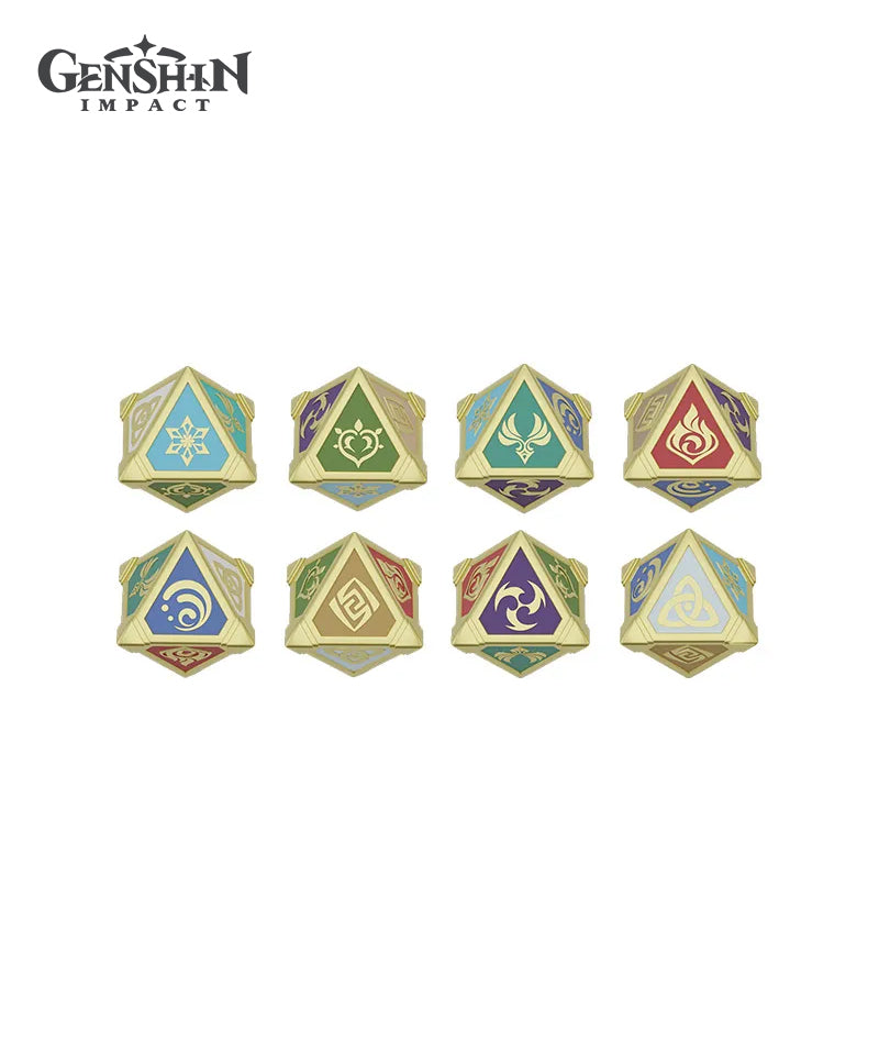 Genshin Impact Genius Invokation TCG Elemental Dice