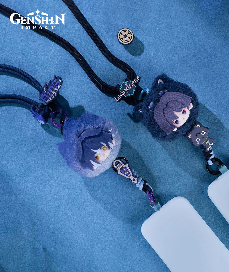 Genshin Impact Aurora Party Plush Phone Lanyard