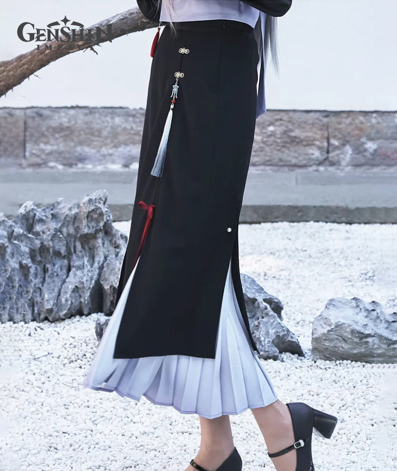 [Official Merchandise] Genshin Impact Shenhe Impression Clothing Midi Skirt