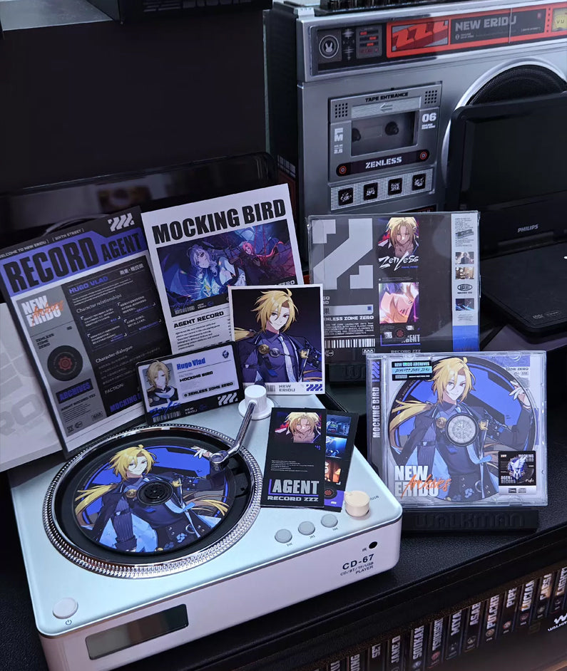 Zenless Zone Zero Mockingbird Character CD & DVD Disc Collectible Set