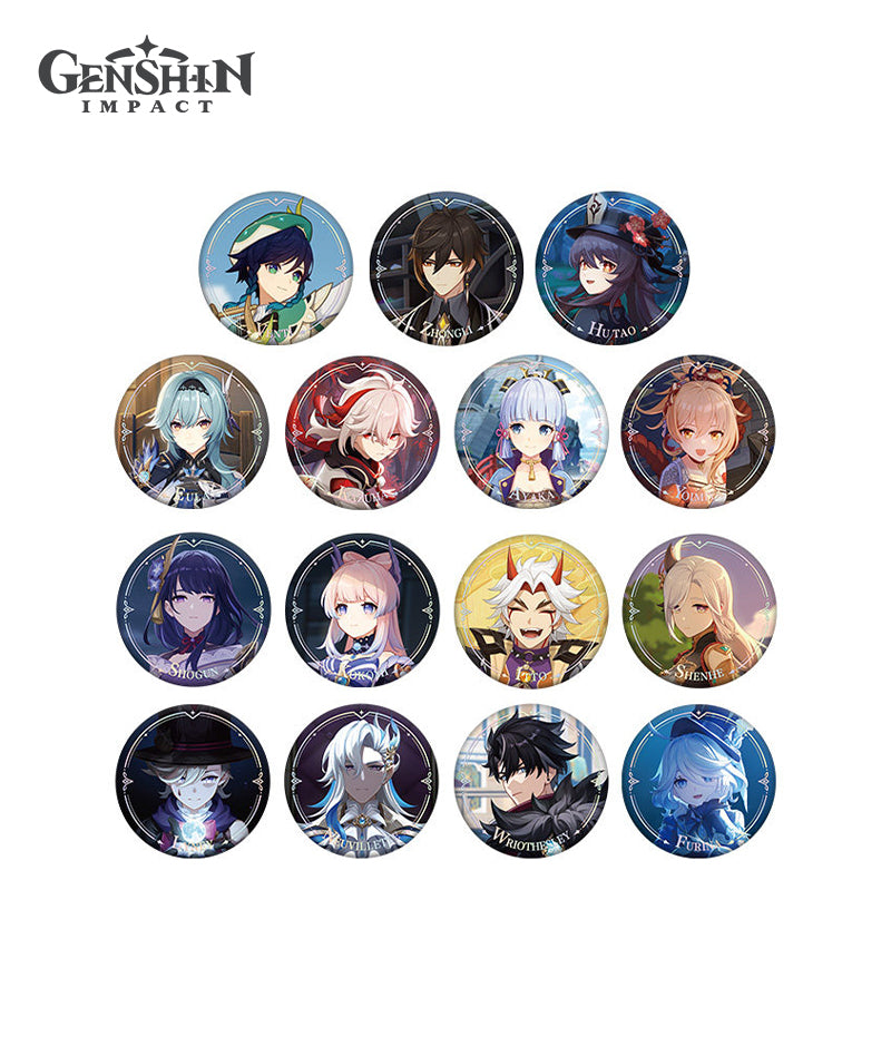 [Official Merch] Genshin Impact Character PV Series Badges