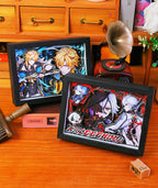 Genshin Impact 3D Shadow Box Art Painting Desk Decor | Columbina & Citlali