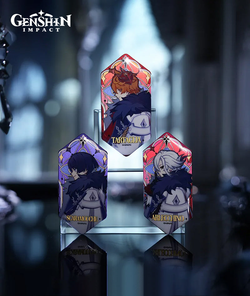 [Official Merch] Genshin Impact Frost and Flame Series Fatui Harbingers Badge Blind Box