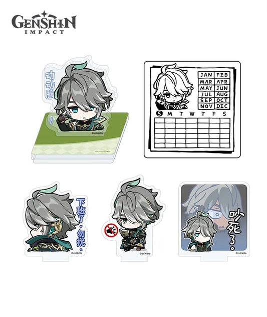 [Official Merchandise] Genshin Impact Chibi Expression Calendar Stamp Ornament Tighnari Cyno