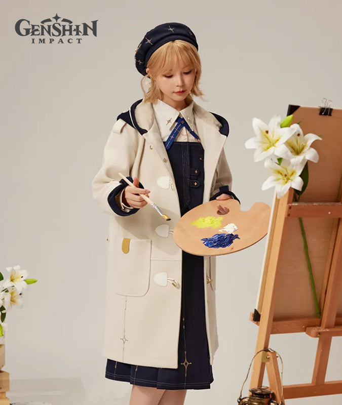 [Official Merchandise] Genshin Impact Albedo Theme Impression Clothing Woolen coat