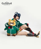 [Official Merchandise] Xiangling Merch: Guoba Plushie Pillow With Removable clothing