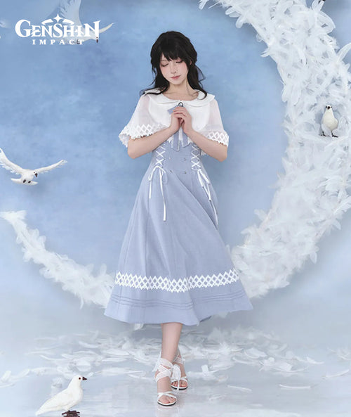 Genshin Impact Columbina Impression Capelet Dress