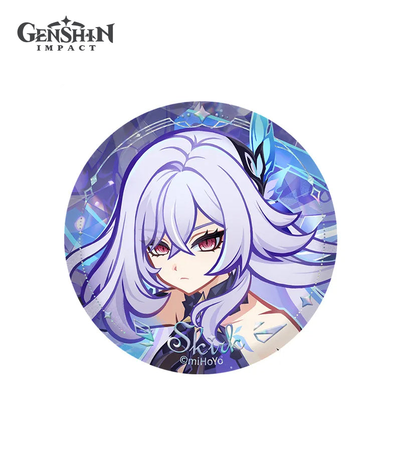 [Official Merch] Genshin Impact Skirk & Childe Badges – Hoyotoys