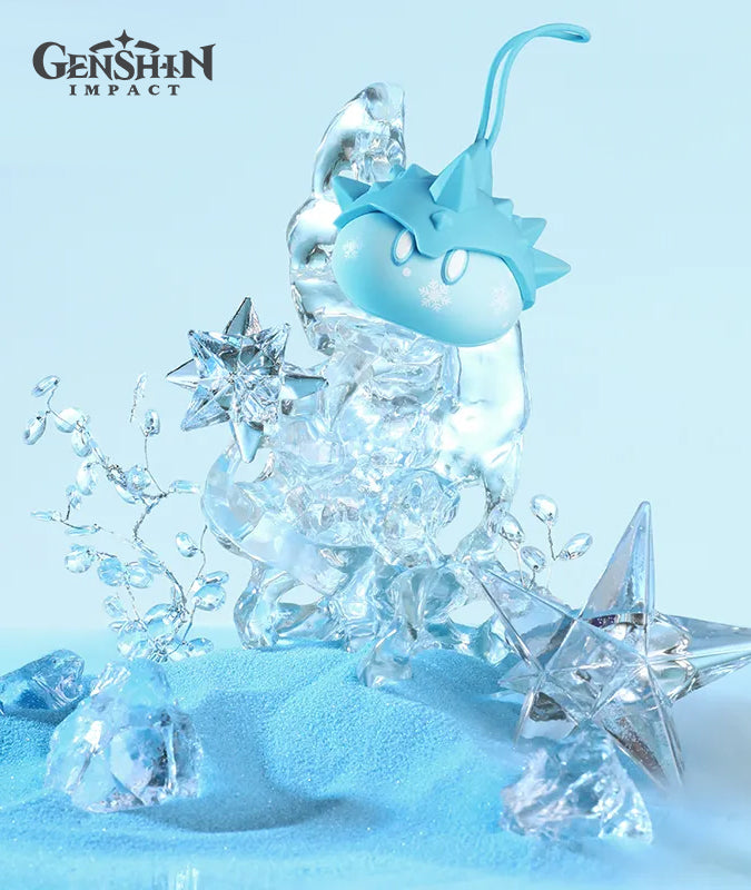HeyTea x Genshin Impact Collab Tumbler & Cryo Slime Ice Mold Set