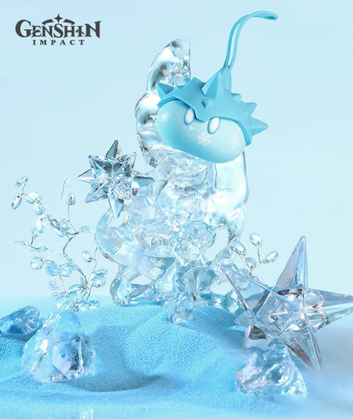 HeyTea x Genshin Impact Collab Tumbler & Cryo Slime Ice Mold Set