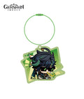 Genshin Impact Natlan Chibi Character Expression Series Acrylic Keychain