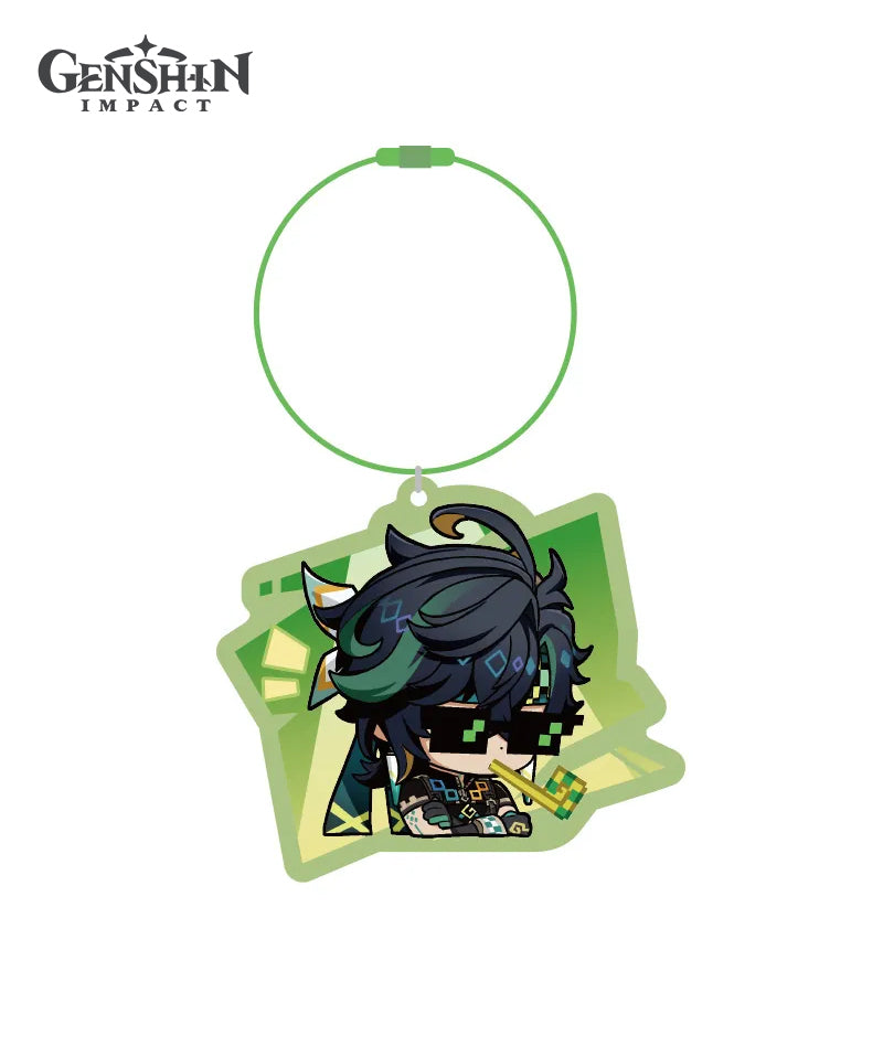 [Official Merchandise] Genshin Impact Natlan Chibi Character Expression Series Acrylic Keychain